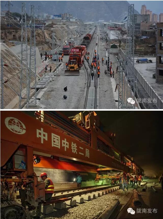 蘭渝鐵路最新進(jìn)展！除胡麻嶺隧道外已全線鋪通
